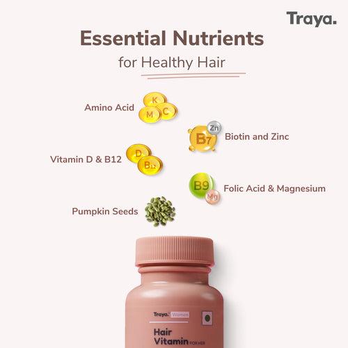 Hair Vitamin For Her | Boosts Keratin from within |  100% Vegetarian