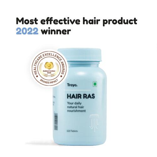 Hair Ras Ayurvedic Hair Herbs | 100% Natural Hair Supplement with Bhringraj