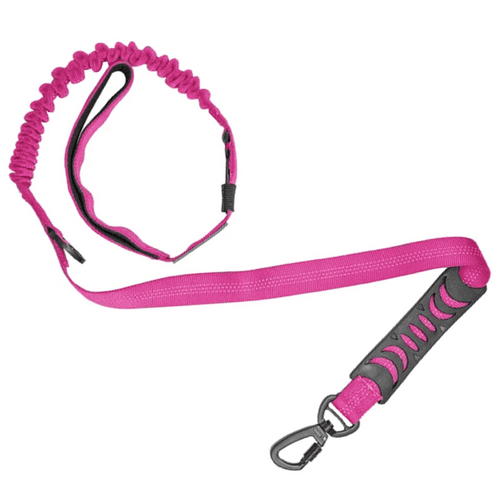 Whoof Whoof Premium Bungee Dog Leash For All Dog Breeds Hot Pink Medium to Large