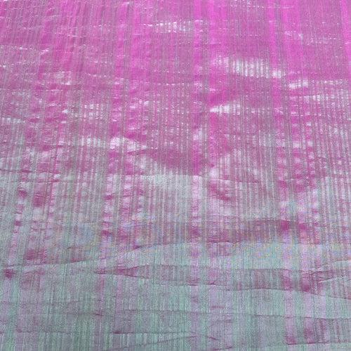 Dual Shaded Raw Silk Lavender Fabric