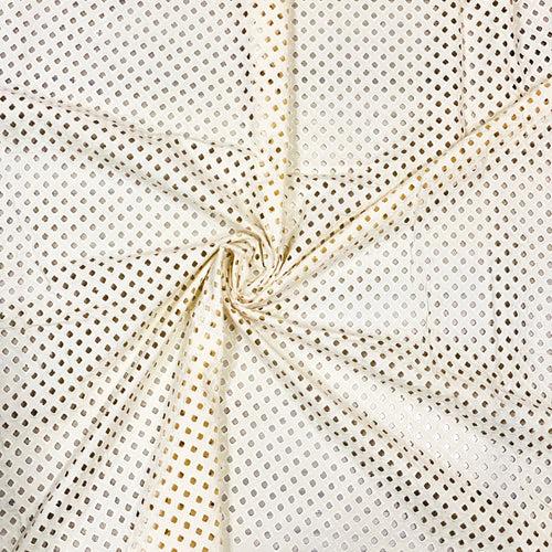 Intricate Jal Work Eyelet Fabric