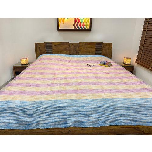 Positive Vibes Woven Bed Cover