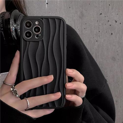 Matte Water Wave iPhone Case