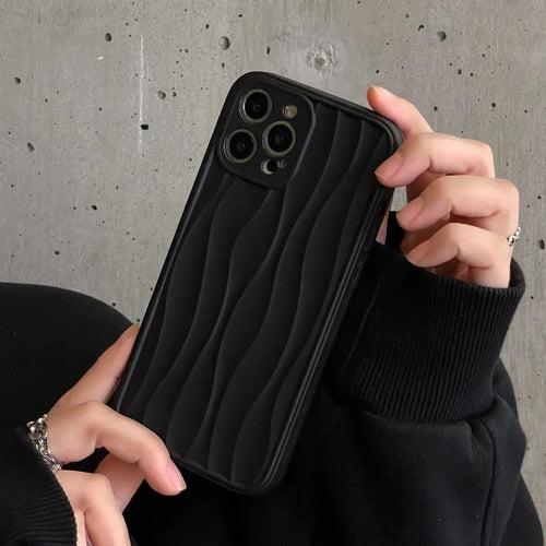 Matte Water Wave iPhone Case