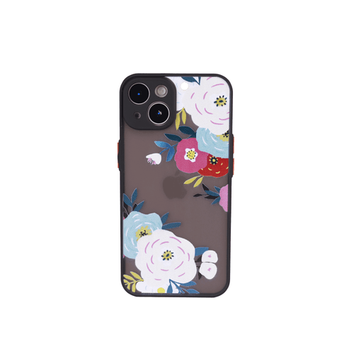 Black Floral iPhone Case