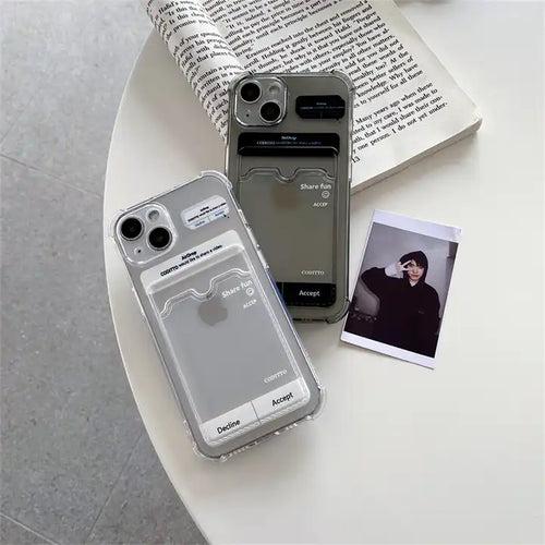 AirDrop Card Holder iPhone Case