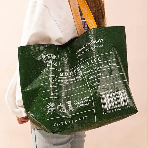 Botanical Basket Manifesto Tote