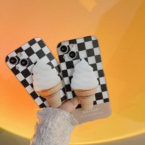 Ice-Cream iPhone Case ( With Pop Socket )