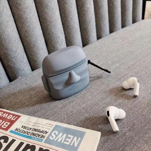 Moai Statue AirPods Case