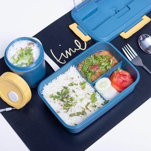 Premium Lunch Box With Travel Cup & Insulated Bag | Eco-friendly