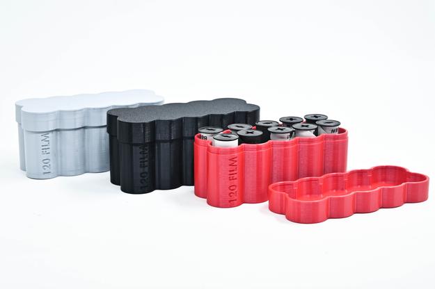 10 x Medium Format Film Roll Storage Box | 3D Printed | 120 Film