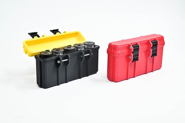 5 x Medium Format 120 Film Roll Rugged Storage Case | 3D Printed | 120 Film