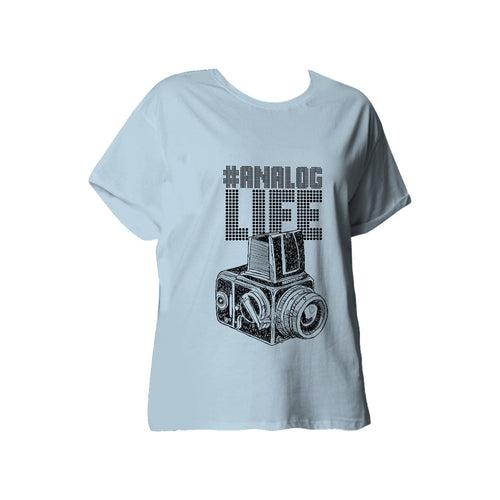 Analog Life T-Shirt | Women | Blue