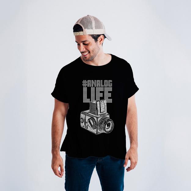 Analog Life T-Shirt | Men | Black