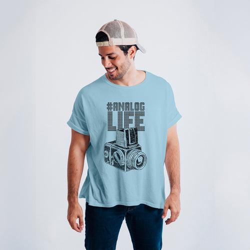 Analog Life T-Shirt | Men | Blue