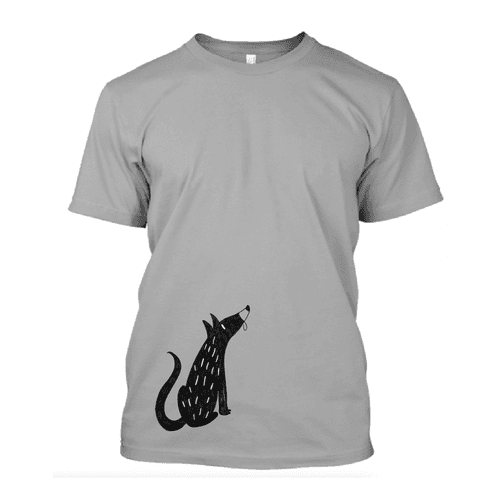 Leica the Dog T-Shirt | Men | Grey