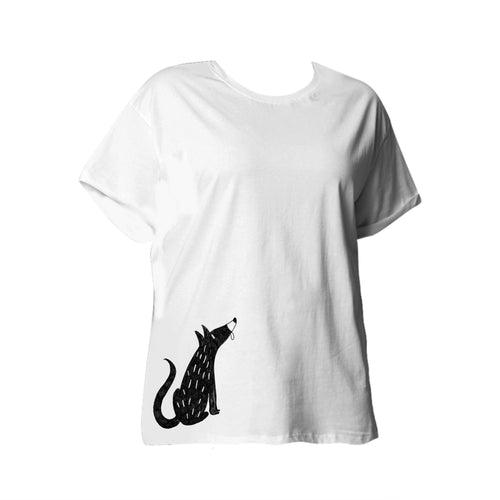 Leica the Dog T-Shirt | Women | White
