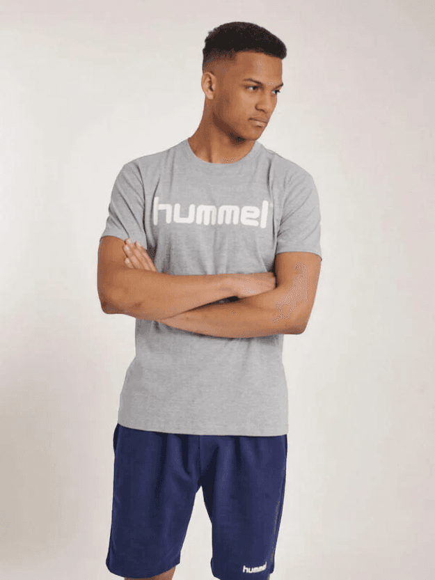 Go Cotton Logo Round Neck Cotton Rich Half Sleeve Solid Regular fit Cottonpoly T-shirt for Men Comfortable soft Breathable Fabric Stretchable for Everyday Use Ideal for Casualwear