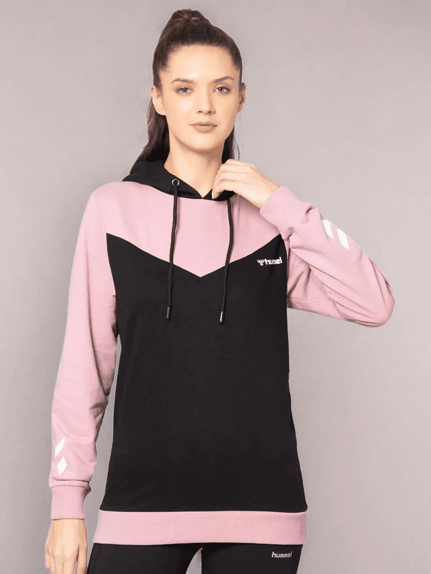 Selka Women Black Sweatshirt