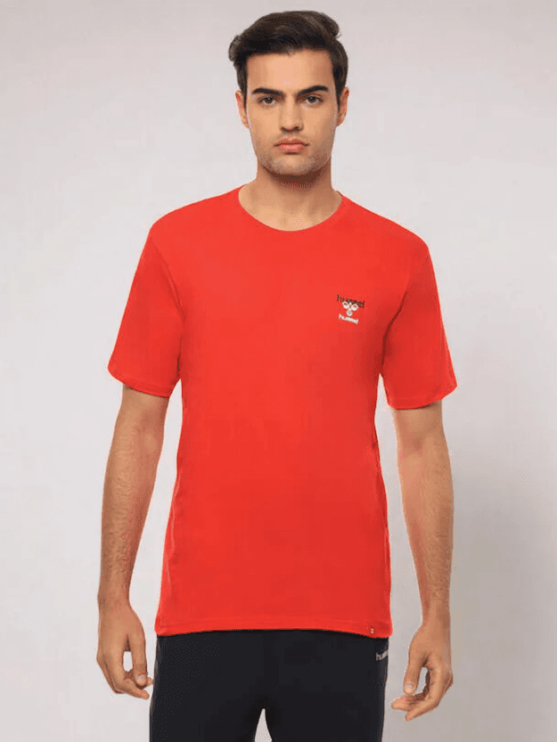 Champ Round Neck Cotton Rich Half Sleeve Solid Regular fit Cottonpoly T-shirt for Men Comfortable soft Breathable Fabric Stretchable for Everyday Use Ideal for Casualwear