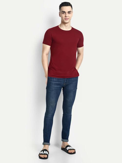 Cam Men's Maroon T-shirt