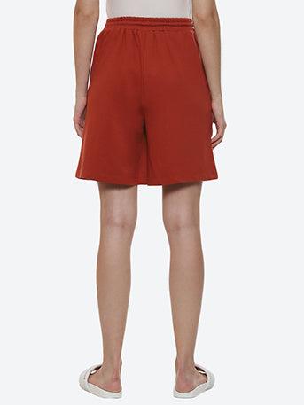 Knack Women's Orange Divided Skirt