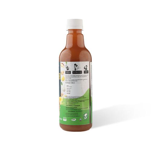 Organic Himalayan Apple Cider Vinegar (𝑭𝒍𝒂𝒗𝒐𝒓: 𝑮𝒊𝒏𝒈𝒆𝒓, 𝑮𝒂𝒓𝒍𝒊𝒄 & 𝑳𝒆𝒎𝒐𝒏) | Raw, Unfiltered, Unpasteurized | Contains Mother Culture & Probiotics (500 ml)