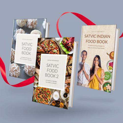 Combo Pack of 3 Satvic Food Books