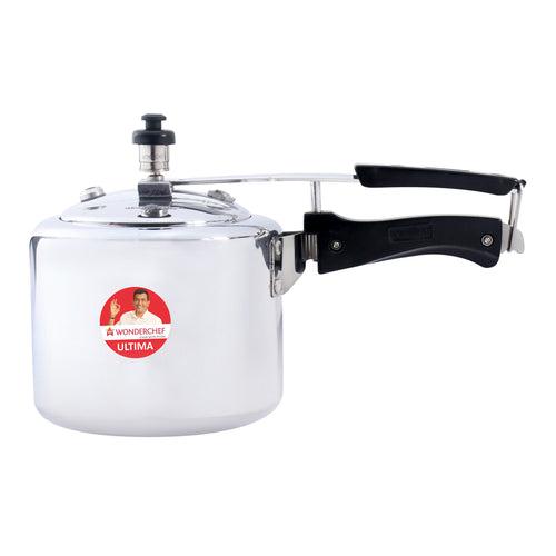 Ultima Induction Base 6.5L Aluminium Pressure Cooker With inner Lid