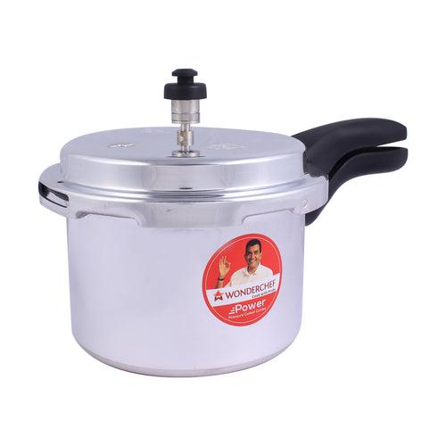 Power 2,3,5L Pressure Aluminium Cooker Combo