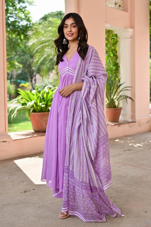 Eshita Trio Cotton Suit Set