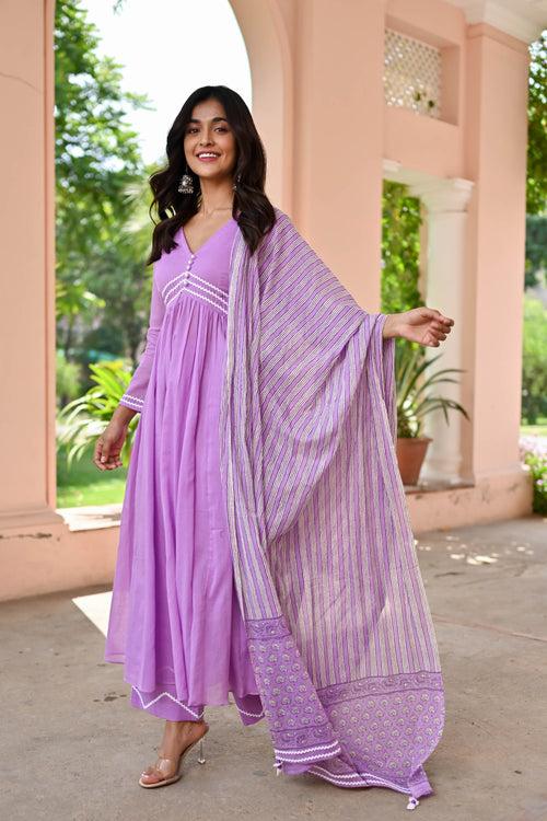 Eshita Trio Cotton Suit Set