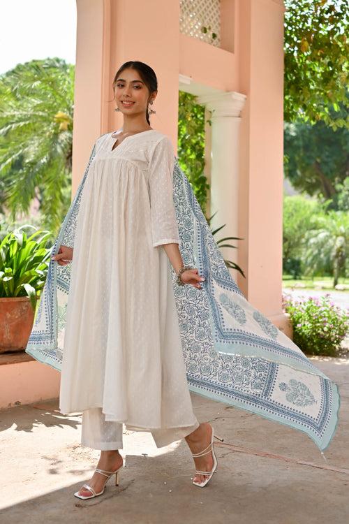 Sakshi Cotton Suit Set Trio