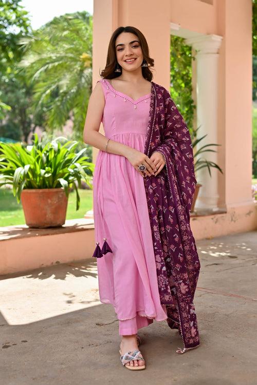 Viha Cotton Suit Set Trio