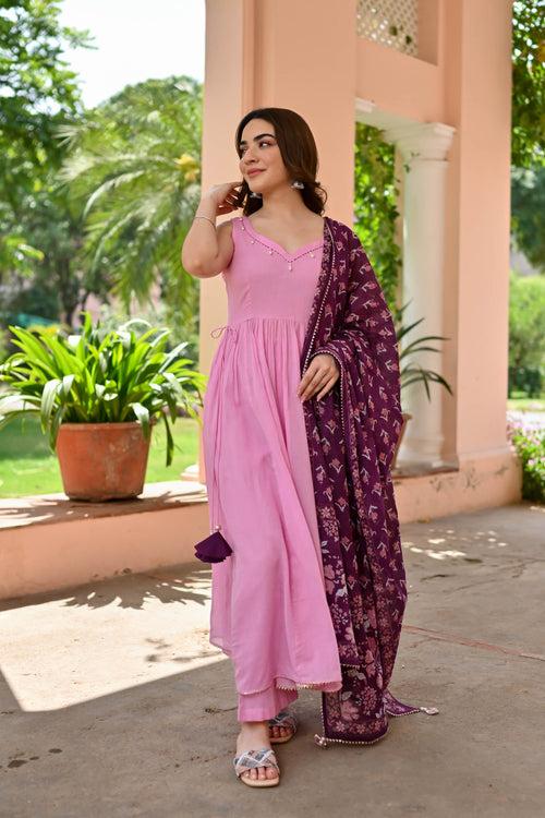 Viha Cotton Suit Set Trio