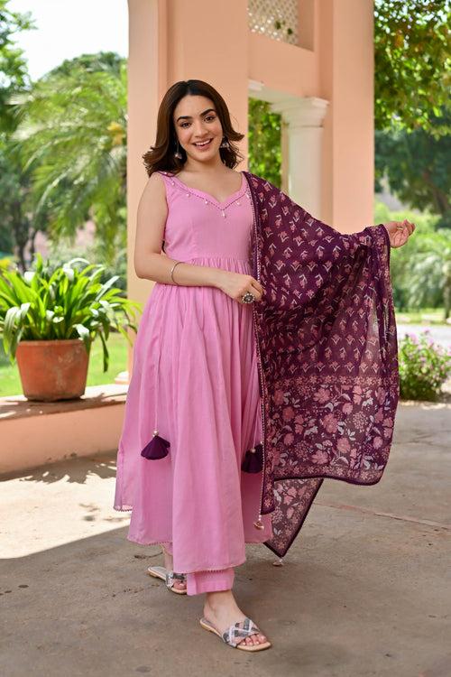 Viha Cotton Suit Set Trio