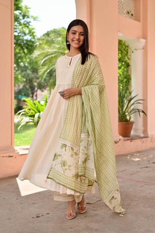 Drishti Cotton Suit Set Trio