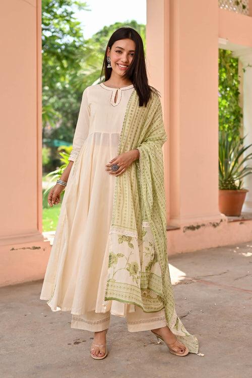 Drishti Cotton Suit Set Trio