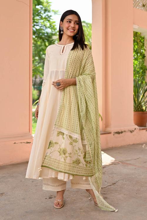 Drishti Cotton Suit Set Trio