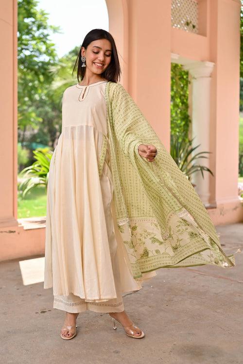 Drishti Cotton Suit Set Trio