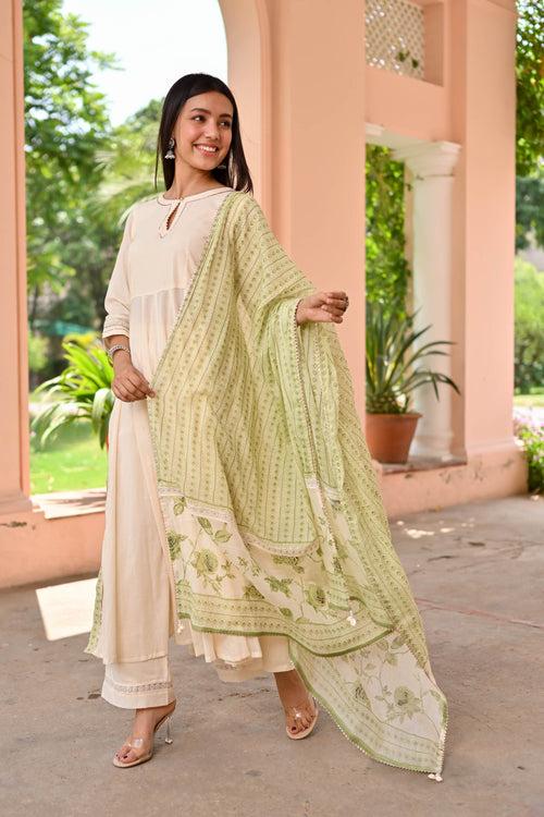 Drishti Cotton Suit Set Trio