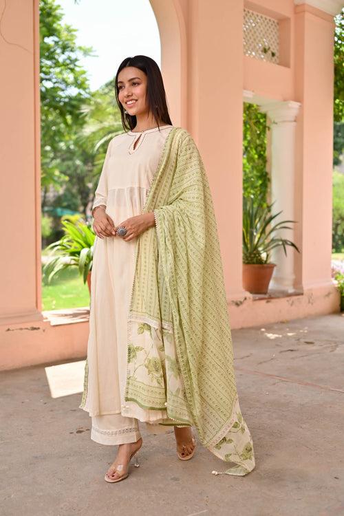 Drishti Cotton Suit Set Trio