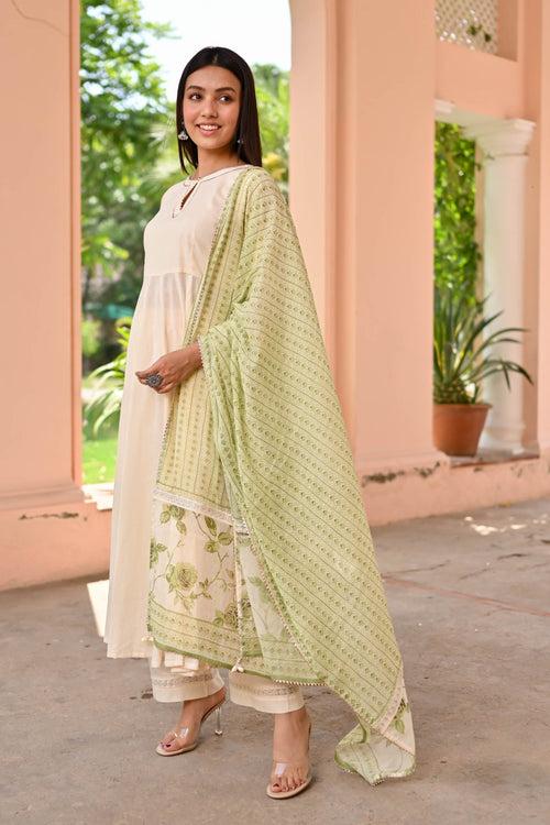 Drishti Cotton Suit Set Trio