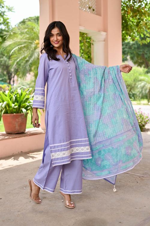 Darshini Cotton Suit Set of 3