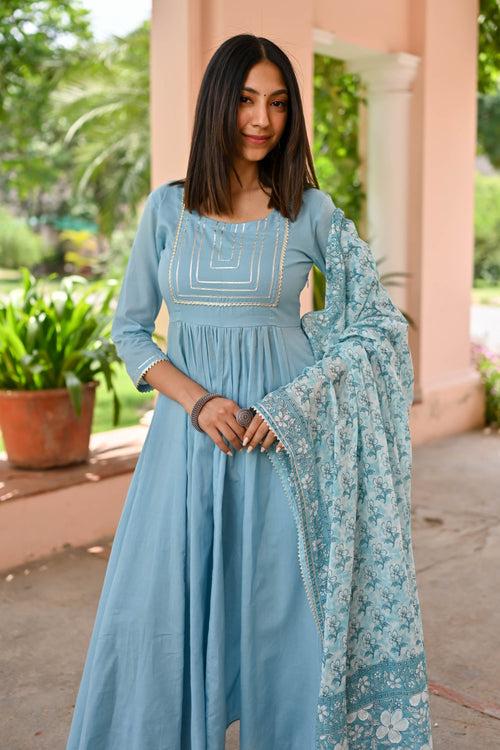 Raga Cotton Suit Set Trio