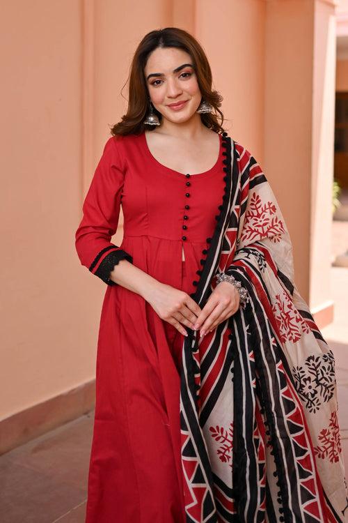 Aryahi Cotton Suit Set Trio