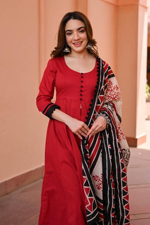 Aryahi Cotton Suit Set Trio