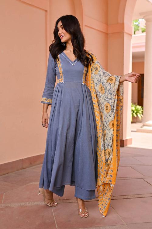 Aparna Trio Cotton Suit Set