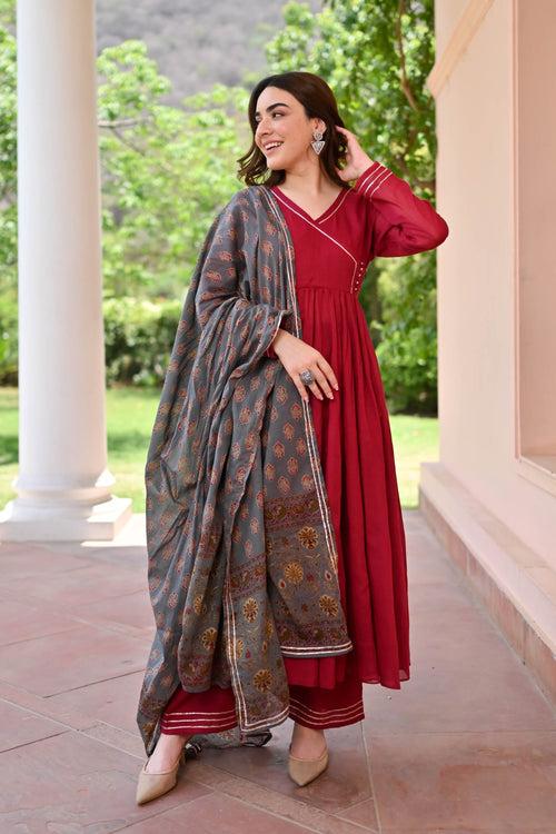 Meher Cotton Suit Set of Three