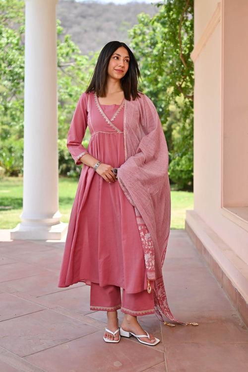 Urvi Trio Cotton Suit Set